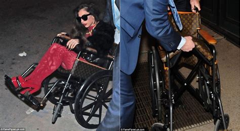 Lady Gaga’s Louis Vuitton Wheelchair 